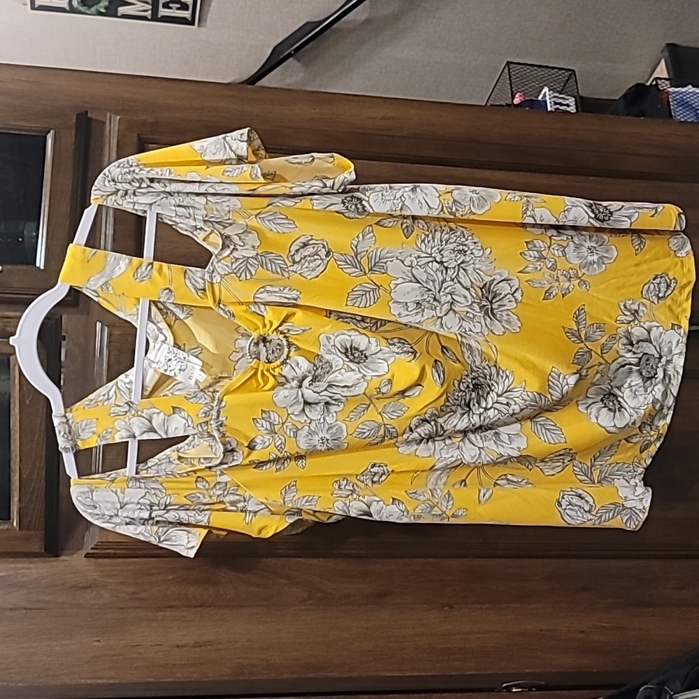 Open shoulder blouse